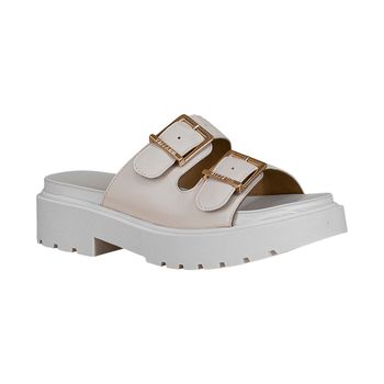 Papete-Birken-Off-White-e-Branco-Fivelas-Ajustaveis-|-Vizzano-Tamanho--38---Cor--BRANCO-OFF-0